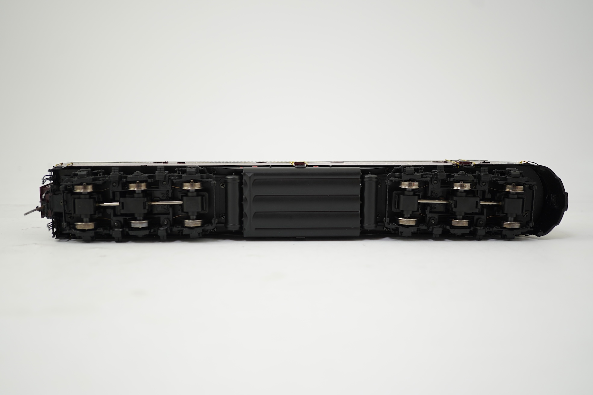 A boxed HO gauge Overland Models Inc. model of Canadian Pacific Railway E8A, 1802, Co-Co diesel locomotive, powered for two rail operation.